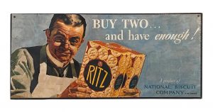 Nabisco Ritz Advertising Sign