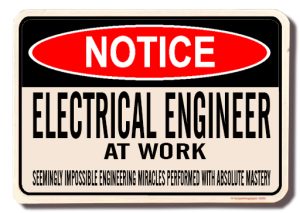 Electrical Engineer Desk Sign